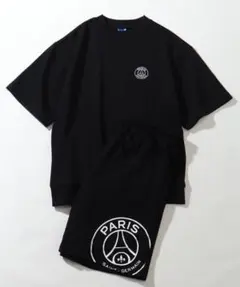 PARIS パリサンジェルマンロゴ セットアップ PSG ブラック　L ②