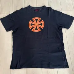 90s INDEPENDENT アイアンクロス ロゴTシャツ 黒 J23 - メルカリ