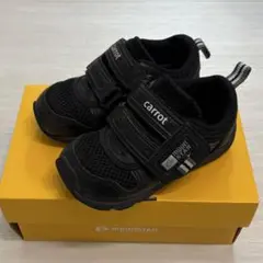 carrot スニーカー 14.0cm ブラック