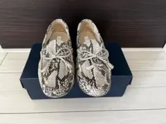 コールハーン　スネーク柄ドライビングシューズ　サイズ7B