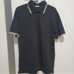 メンズ ポロシャツ ブラック Lサイズのサムネイル