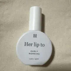 Her lip to EARLY MORNING ボディミスト