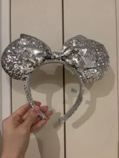 ディズニー ミニーカチューシャ スパンコール