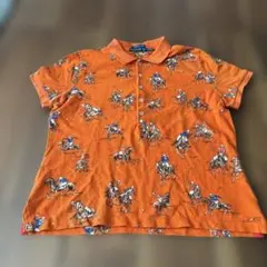Ralph Lauren The Skinny Polo L オレンジ