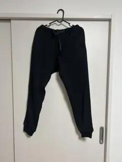 グラミチ　ボンディングニットフリースナローリブパンツ　Mサイズ黒のジョガーパンツ