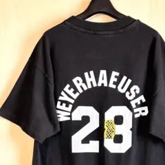 90s USA製古着　ヴィンテージ　チャンピオン　企業系Tシャツ　バックプリント