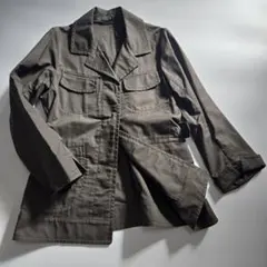ユニクロ+J ミリタリージャケット M オリーブグリーン　サファリジャケット+
