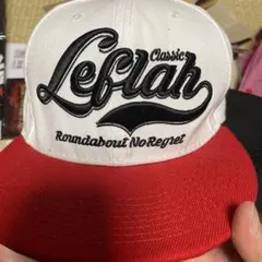 Leflah Classic キャップ ホワイト/レッド