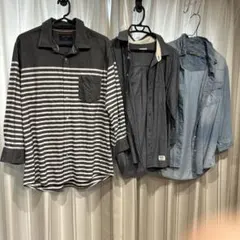 y*1様 ナノユニバース　シャツ3点　L