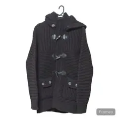 Bark ニットダッフルコート ブラウン　Sのサムネイル