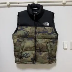 THE NORTH FACE ダウンベスト ヌプシベスト カモフラージュ
