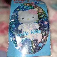 ハローキティ マーメイドホログラム BIGステッカー1999年超激レア