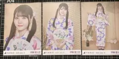 乃木坂46 伊藤理々杏 生写真 真夏の全国ツアー2025 浴衣 コンプ
