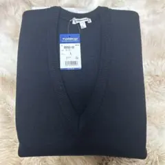 TOMBOW R8050-88 紺色 Vネックセーター L