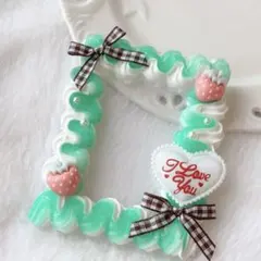 ホイップデコ トレカケース♡No.10グリーンチョコ