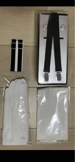 MAZZO 新郎小物6点セット シャツ付きLL