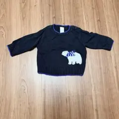GYMBOREE クマ刺繍 ニットセーター 6-12ヶ月