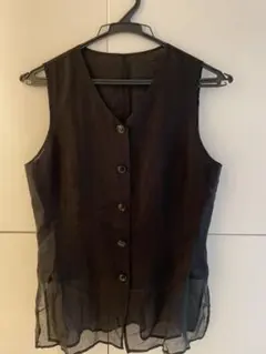 miss Chloe ミスクロエ　　ベスト　　ジレ　黒のサムネイル