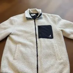 KANGOL × MONO-MART ボアフリースジャケット L オフホワイト