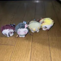鬼滅の刃 ぬいぐるみキーホルダー 4体セット