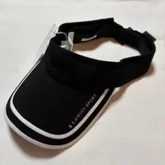 LANVIN SPORT ランバンスポール・サンバイザー（黒ブラック・リボンのサムネイル
