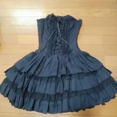 【6/7まで】ATELIER PIERROT　コルセットワンピース　黒のサムネイル
