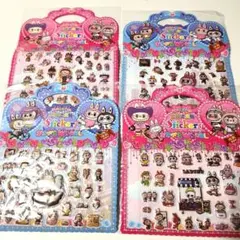 ラブブ立体キラキラシールセット