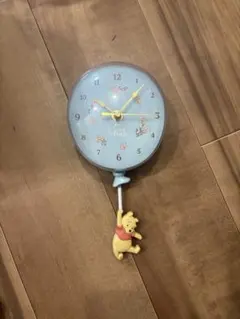 〈一番くじ A賞〉くまのプーさん ウォールクロック コージーウィンターデイズ