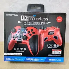 ゲームテック HG ワイヤレス バトル パッド ターボ プロ SW レッド