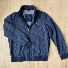 TOMMY HILFIGER アウター ネイビー ナイロンジャケットL