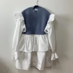 merry jenny フリル付き長袖トップス