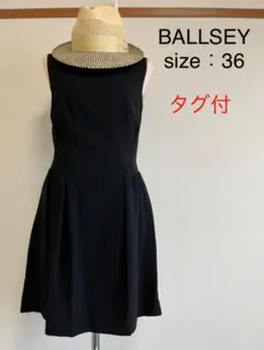【タグ付】BALLSEY 膝丈 ノースリーブワンピース フォーマル