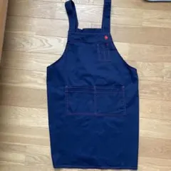 POLOネイビーエプロン 赤い刺繍付き