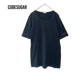 ❤️キューブシュガー　半袖tシャツ　エスニックプリント　ステッ個性的デザイン