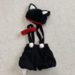 ハロウィン　黒猫　仮装　3点セット　身長80-90cm