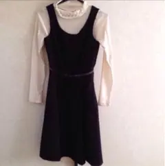 H&M濃紺ワンピース34サイズ