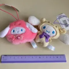 シナモロール ぬいぐるみ　ストラップ　マスコット