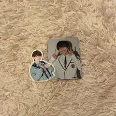 大橋和也 なにわ男子 HARDWORK ファミクラ盤 特典 トレカ シール