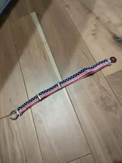 星柄バックル付きストライプベルト　こども　ベルト