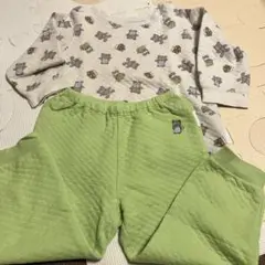 ユニクロ　キルト　パジャマ　こぐまちゃん100