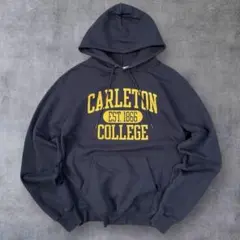 チャンピオン カレッジプリント3段 ネイビー S