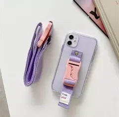 新品未使用 iPhoneケース iPhone12 スマホ パープル