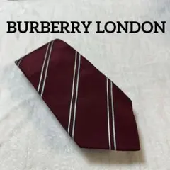 BURBERRY LONDON（バーバリー） シルク100%ネクタイ ストライプ