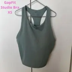 GapFit Studio Bra XS くすみグリーン