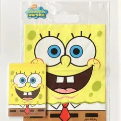 【レア•レトロ】スポンジボブ メモ帳＋ショップバッグ セット