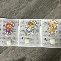동물의 숲 キャラマグネッツ3個セット