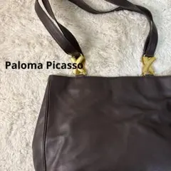 Paloma Picasso レザートートバッグ イタリア製 ブラウンのサムネイル
