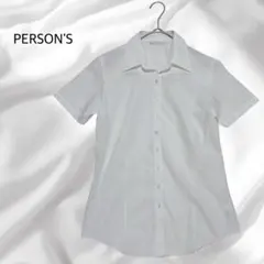 PERSON'S ワイシャツ　半袖　レディース　白　7号　綿100%のサムネイル