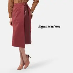 良品　Aquascutum アクアスキュータム　コマスウェードスカートのサムネイル