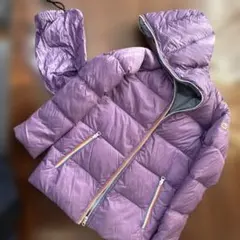 B:MING by BEAMS パープルダウンコート 150サイズ　収納袋付き